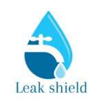 A water drop leak shield logo.